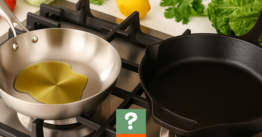 Culotter une poêle en inox comme une poêle en fonte ?