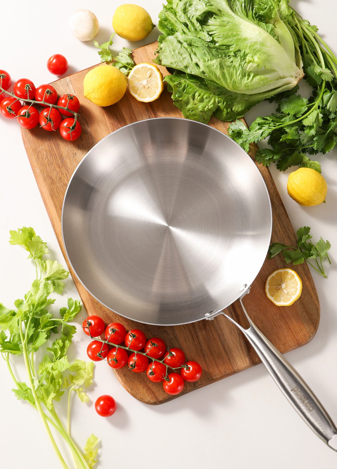 Poêle inox Poeleo