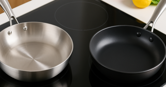 Poêle inox vs poêle antiadhésive : laquelle choisir ?