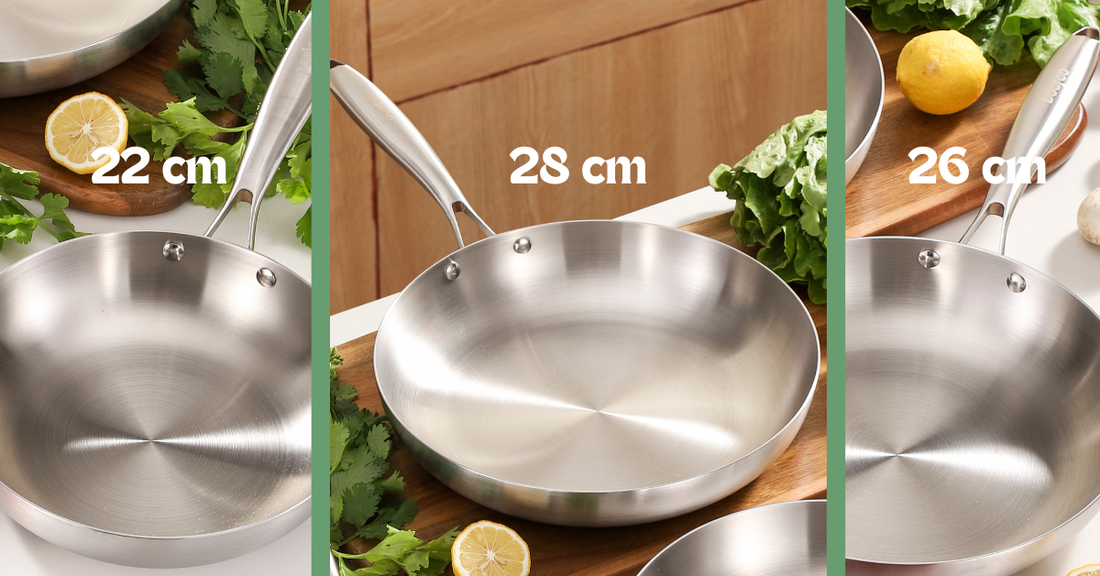 Quelle taille de poêle inox choisir ? Le guide complet