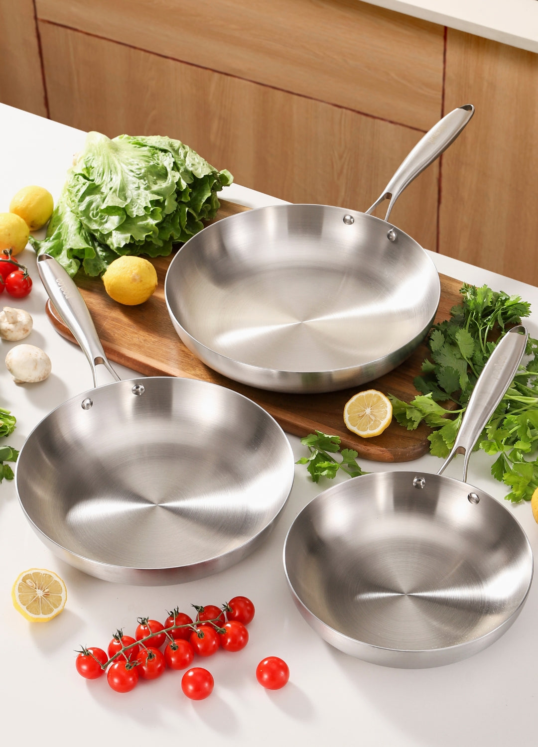 Poêle inox Poeleo